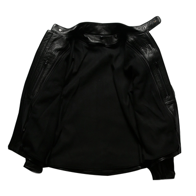 Veste de moto en cuir véritable Biker Forward