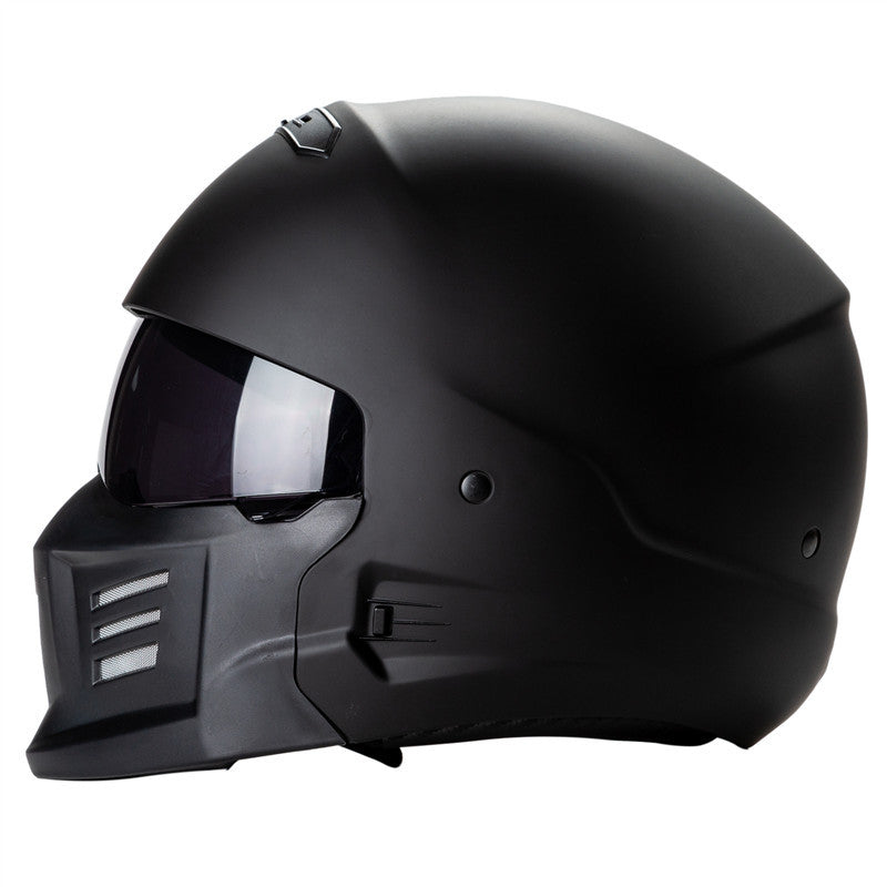 Combat Racing Helmet 3/4 Open Face Motorcycle Helmet