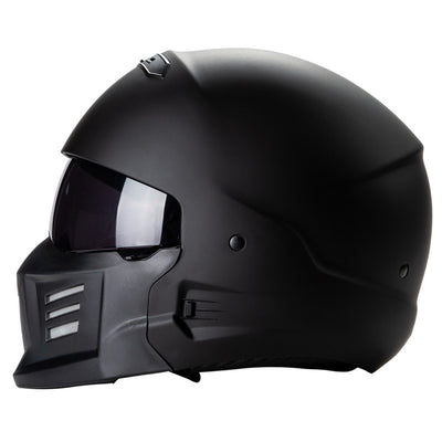 Casque de course de combat casque de moto ouvert 3/4