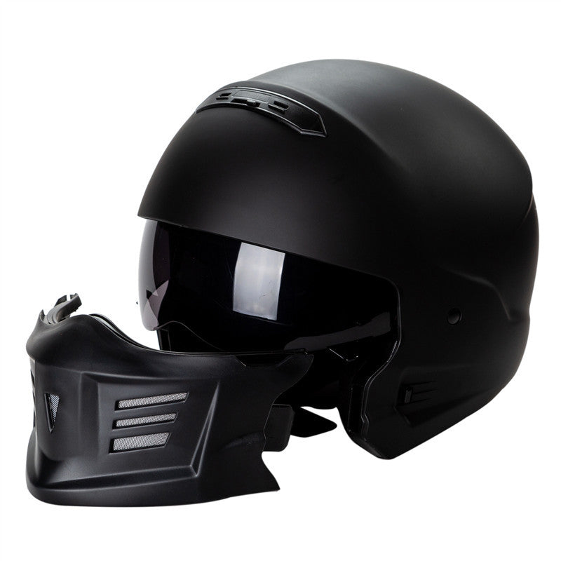 Combat Racing Helmet 3/4 Open Face Motorcycle Helmet