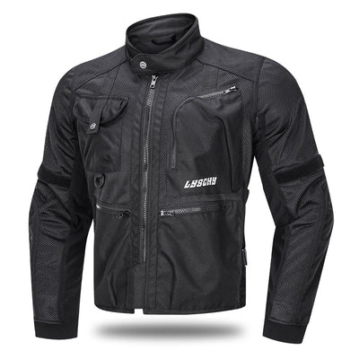 Veste blindée de moto en maille d'été