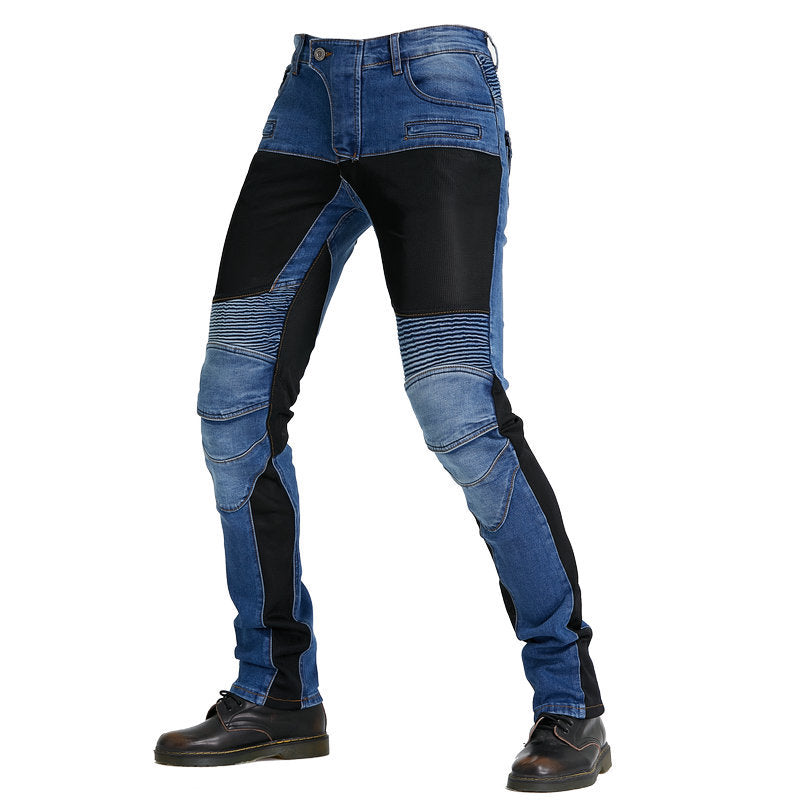 PK719 Jean moto d'été avec équipement de protection