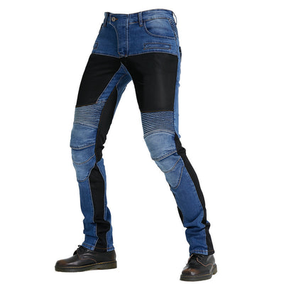 PK719 Jean moto d'été avec équipement de protection