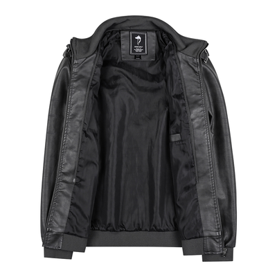 Biker Forward Veste de moto en cuir pour homme 