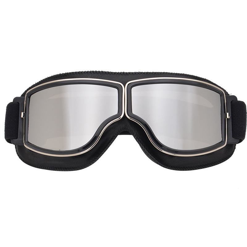 Lunettes de casque de motard vintage