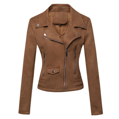 Women's Suede Moto Jacket