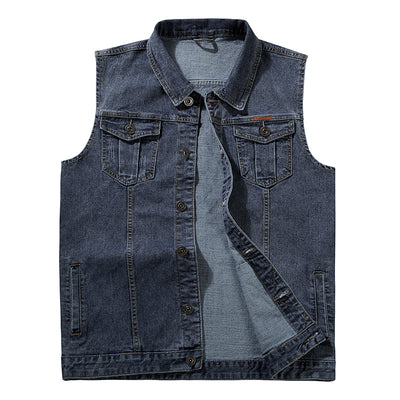 Gilet en jean grande taille pour hommes 经常缺货 下架