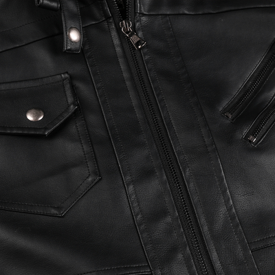 Biker Forward Veste de moto en cuir pour homme 