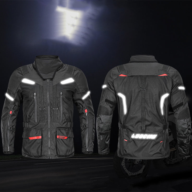 Biker Hyper Motorcycle Armored Jacket All-Season