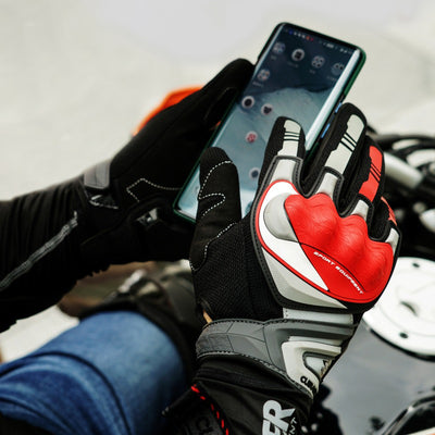 Gants d'équitation de moto, Protection de course réfléchissante de nuit