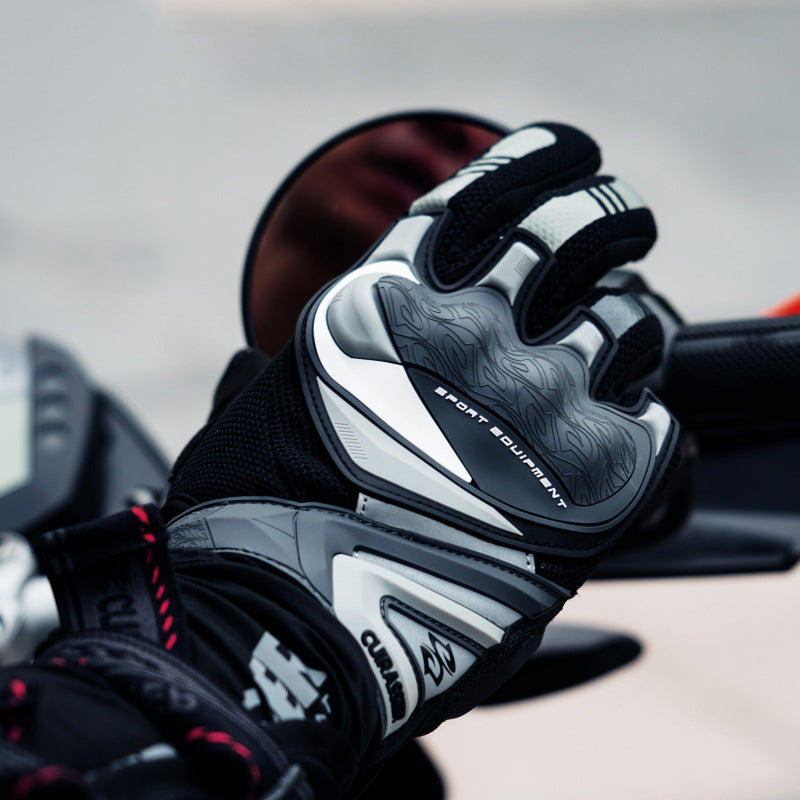 Gants d'équitation de moto, Protection de course réfléchissante de nuit