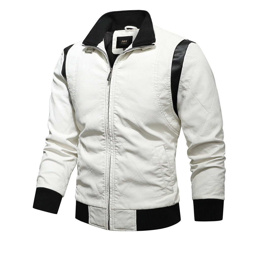 Veste Biker Racing avec capuche amovible, veste chaude