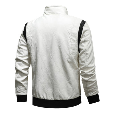 Veste Biker Racing avec capuche amovible, veste chaude