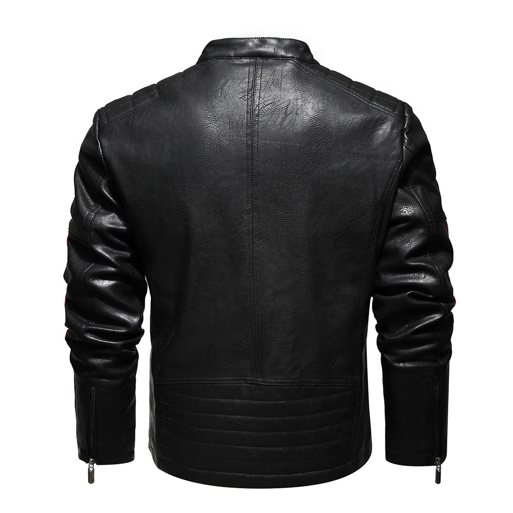 Biker Leather Jacket Motorcycle Riding Jacket