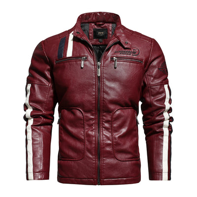 Biker Leather Jacket Motorcycle Riding Jacket