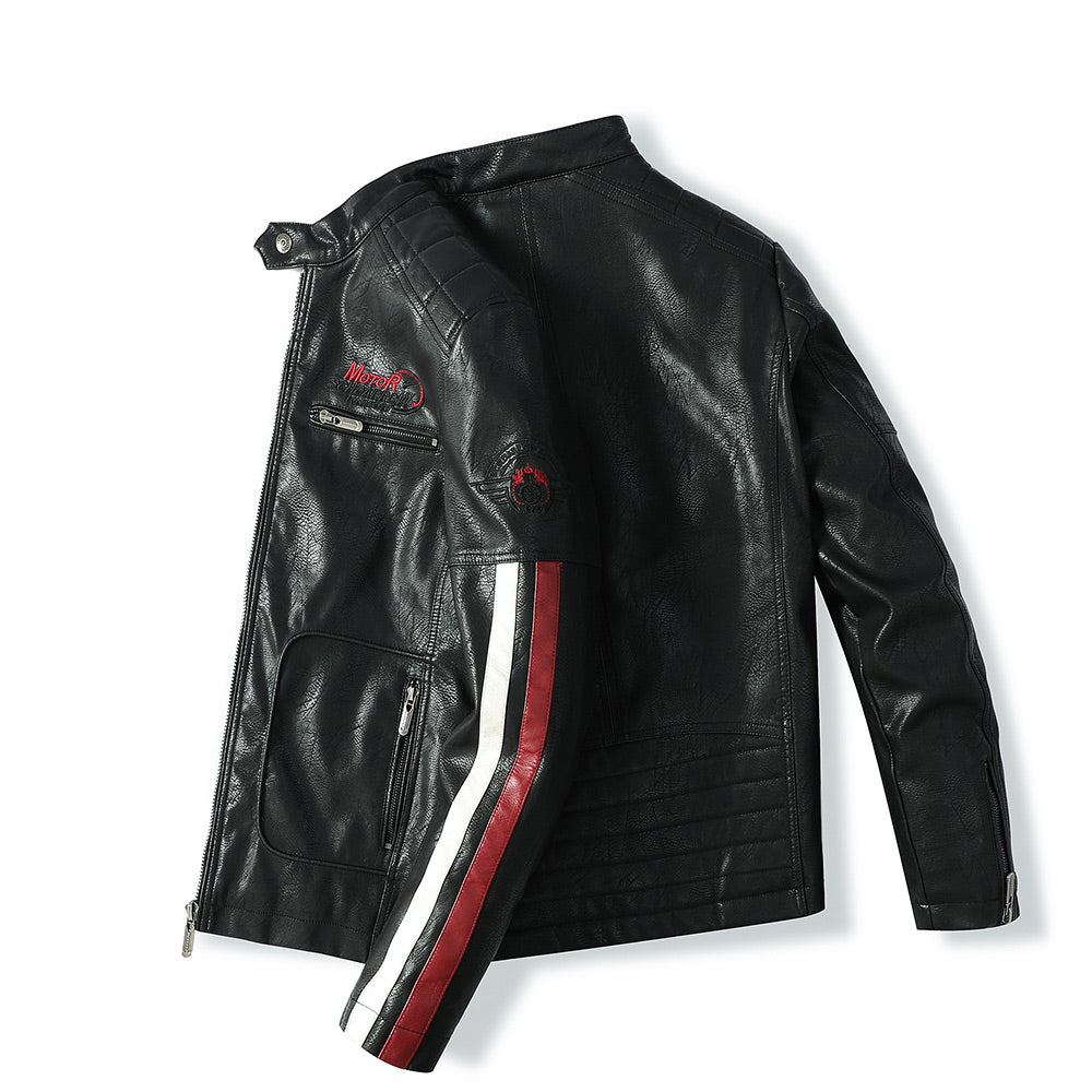 Biker Leather Jacket Motorcycle Riding Jacket