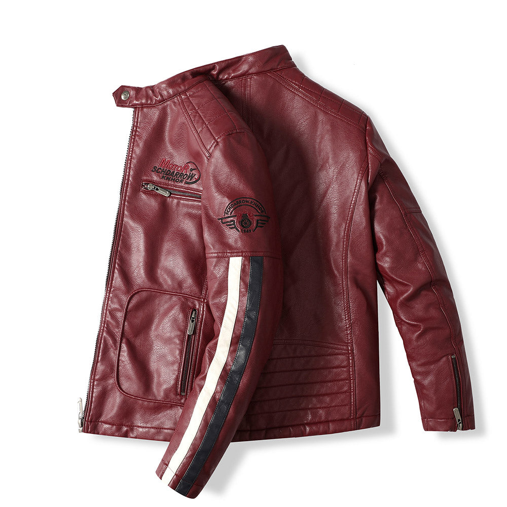 Biker Leather Jacket Motorcycle Riding Jacket