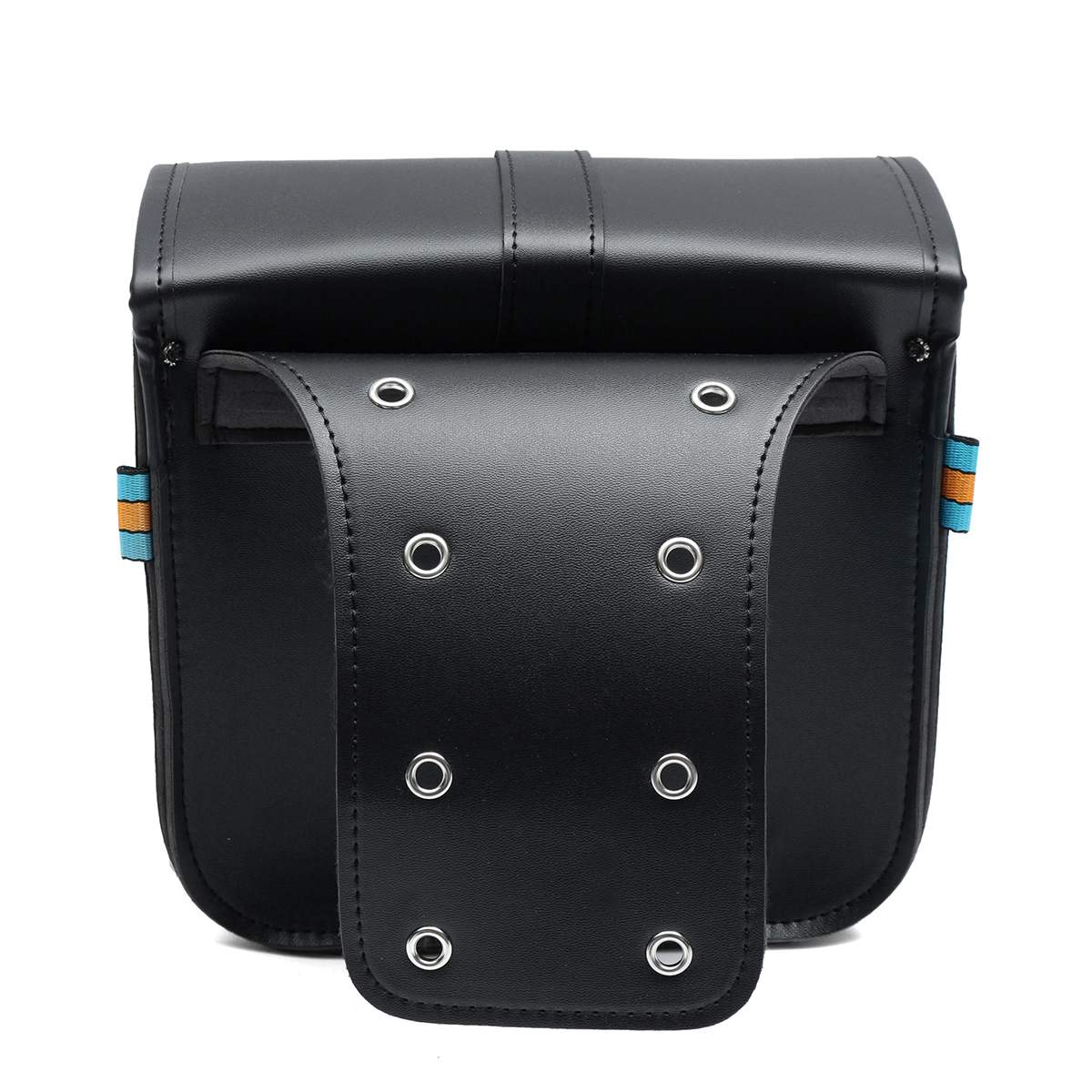 Single Strap Motorcycle Leather Saddlebags