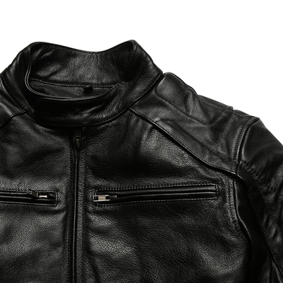 Biker Forward Genuine Leather Motorcycle Jacket