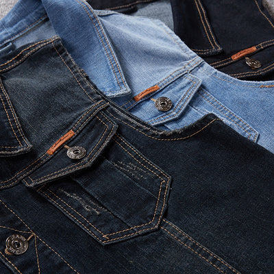 Gilet en jean grande taille pour hommes 经常缺货 下架