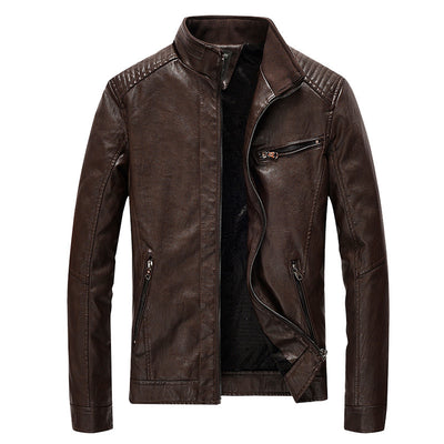 Veste de moto coupe slim pour hommes