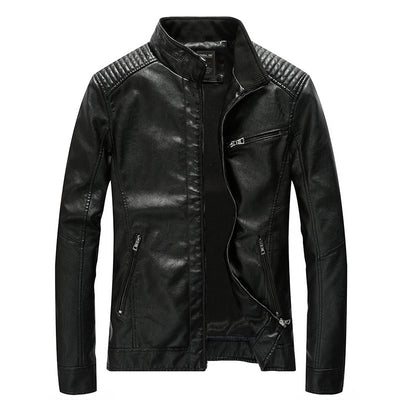 Veste de moto coupe slim pour hommes