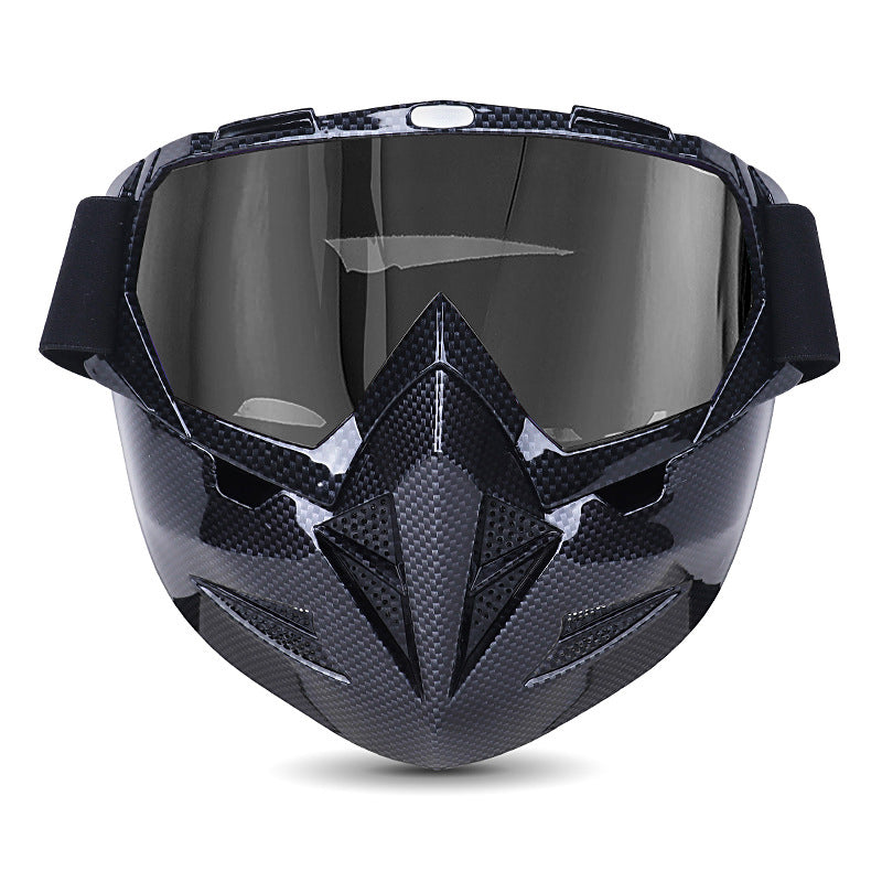 Motorcycle Goggles with Cool Detachable Face Shield