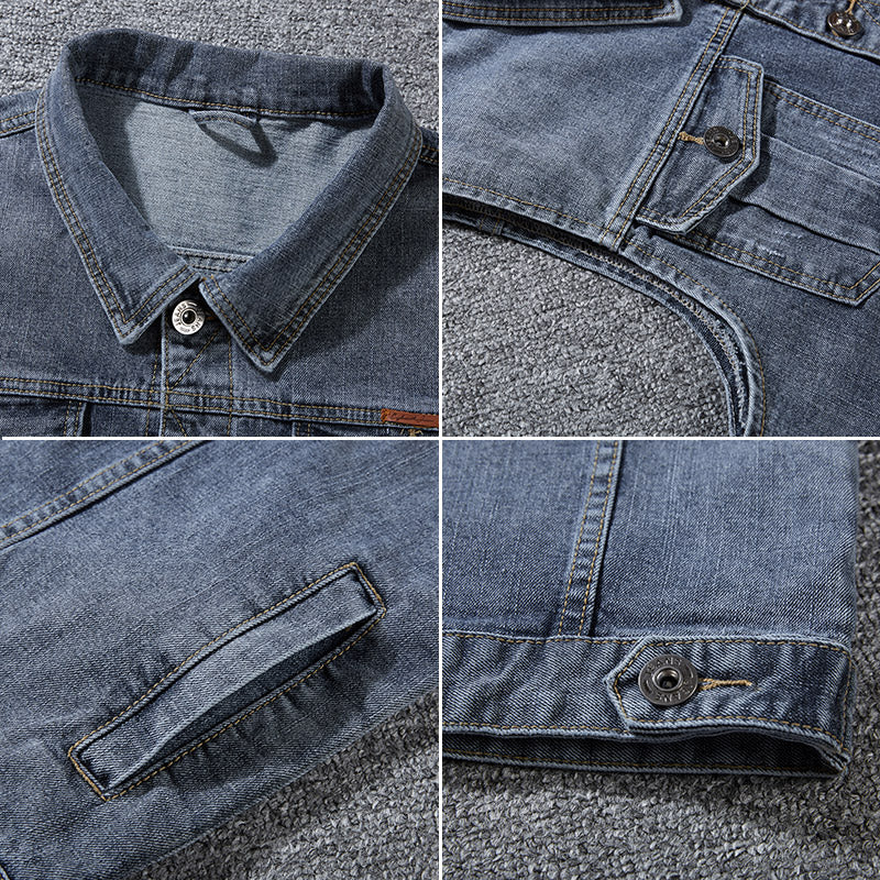 Gilet en jean grande taille pour hommes 经常缺货 下架