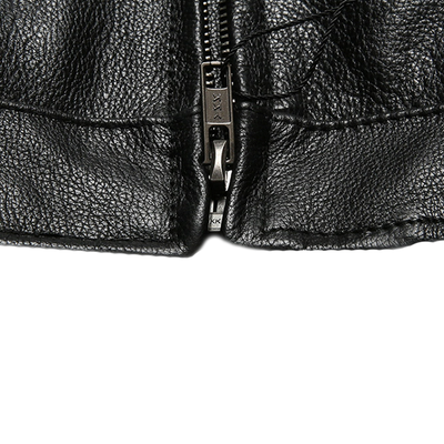 Veste de moto en cuir véritable Biker Forward