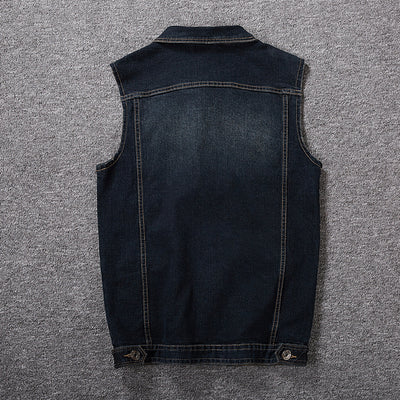 Gilet en jean grande taille pour hommes 经常缺货 下架
