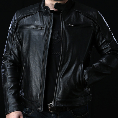 Biker Forward Genuine Leather Motorcycle Jacket