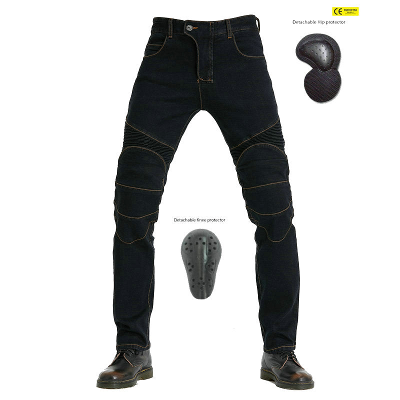 Jean N97 pour moto avec genouillères