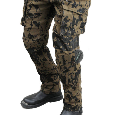 Force 11 Men's Motorcycle Pants with Armor Fit All Seasons