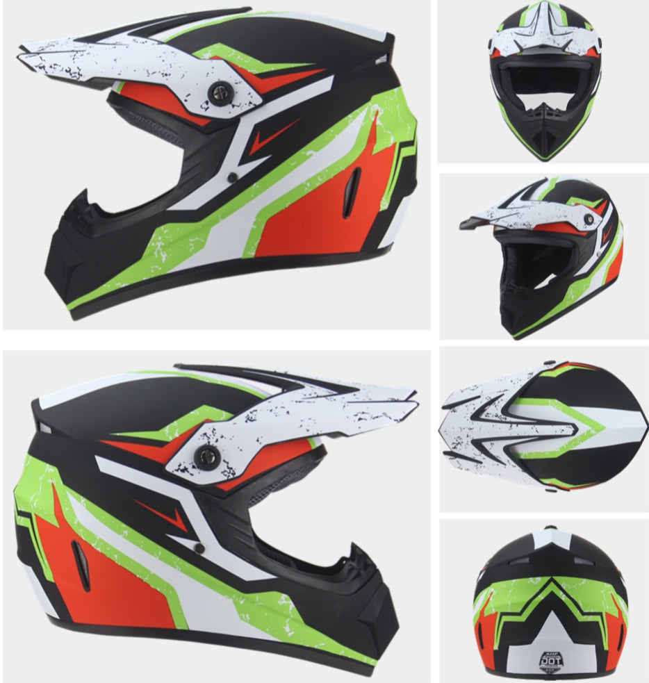 Casque de motocross tout-terrain, casque de course ATV Dirt Bike 