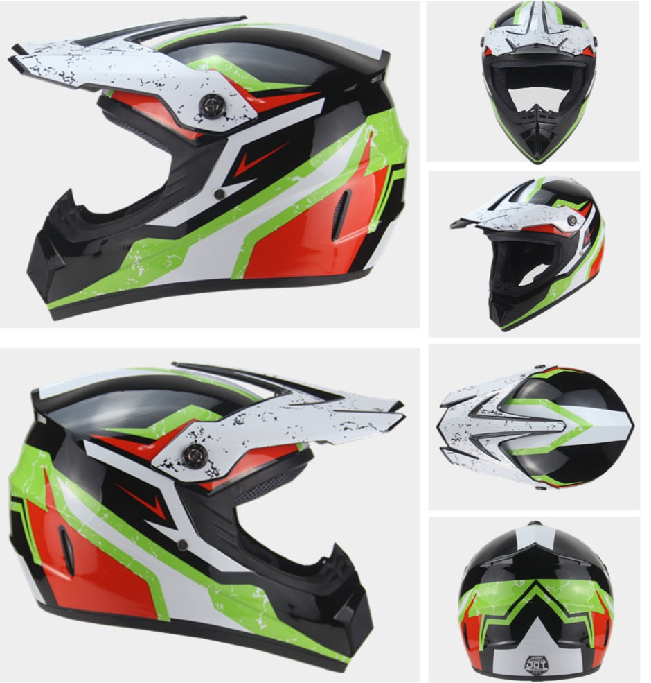 Casque de motocross tout-terrain, casque de course ATV Dirt Bike 