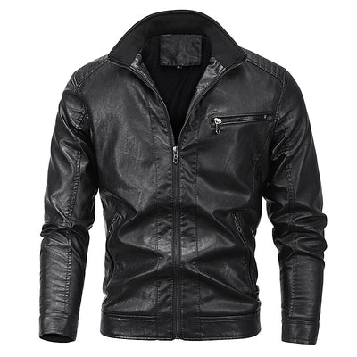 Men's Slim Fit Moto Jacket