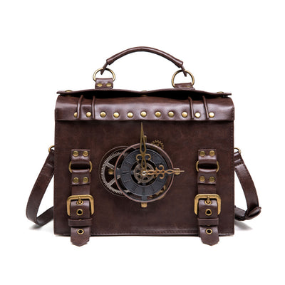 Vintage Time Traveler Shouldler Bag