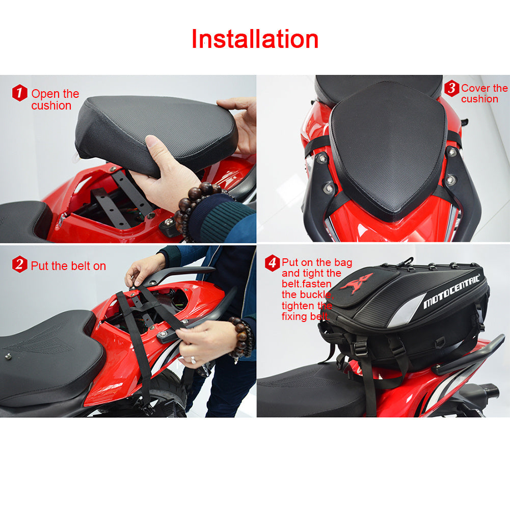 Waterproof Motorcycle Backseat Bag