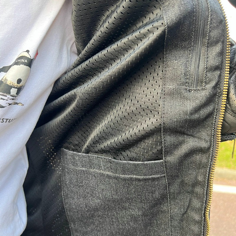 Veste blindée CE en maille de moto