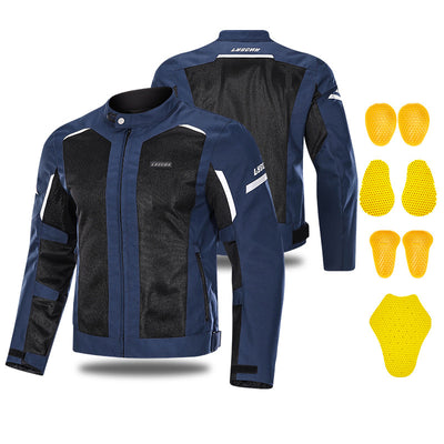 Veste de protection en maille pour moto pour hommes