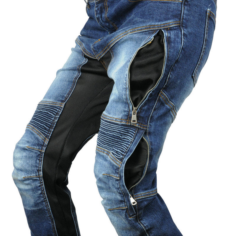 K-1 High Waist Kevlar Summer Jeans With Protection Gear