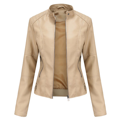 Women's Biker Leather Jacket