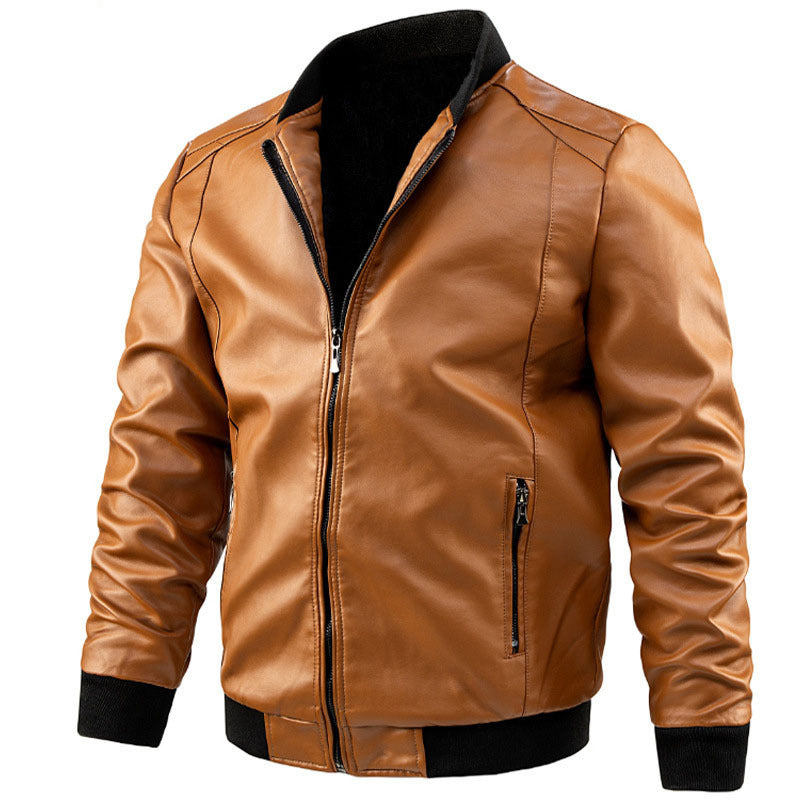 Veste de moto en similicuir