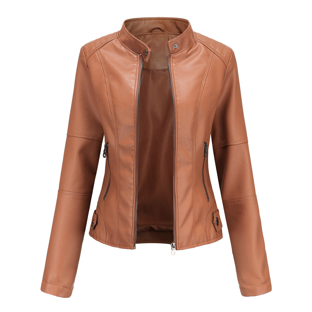 Women's Biker Leather Jacket