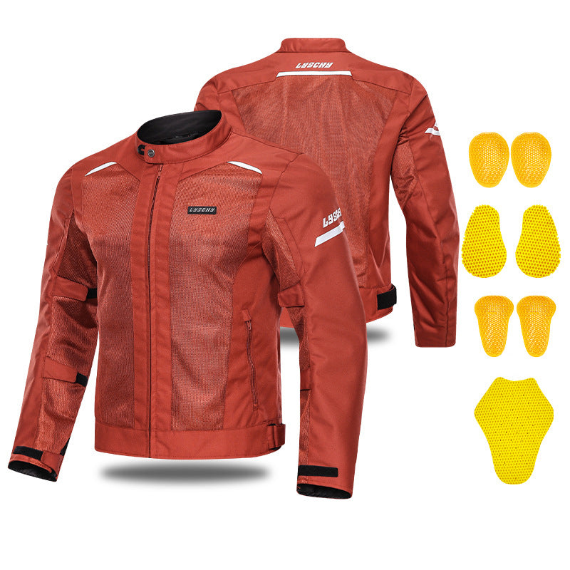 Men's Motorcycle Mesh Protective Jacket