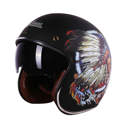 Retro 3/4 Open Face Helmet