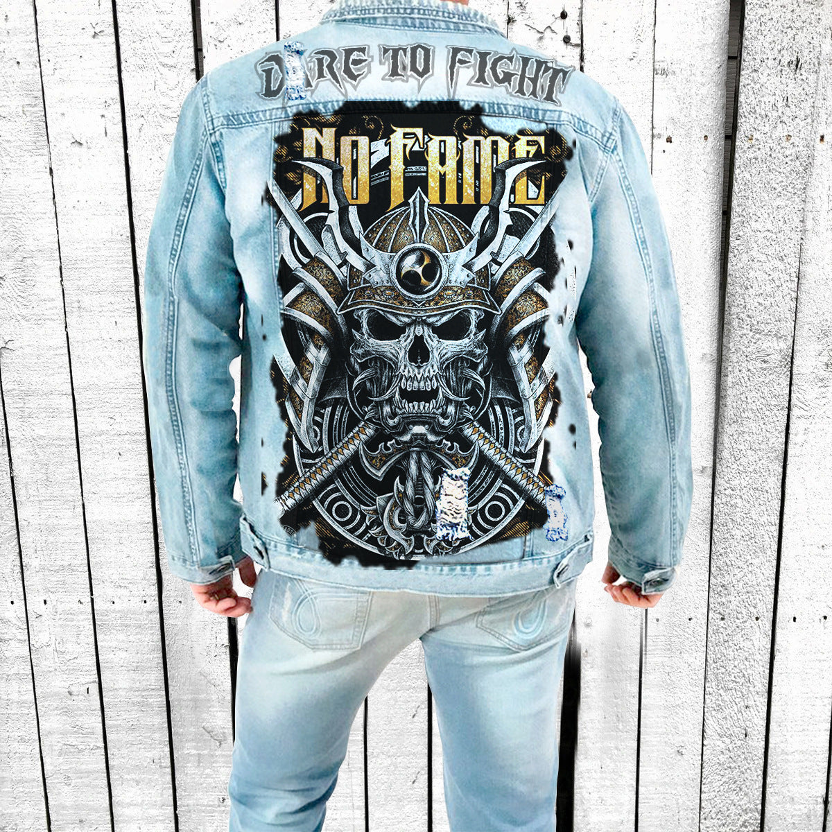 Men's Classic Pattern Denim Jacket