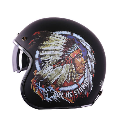 Retro 3/4 Open Face Helmet