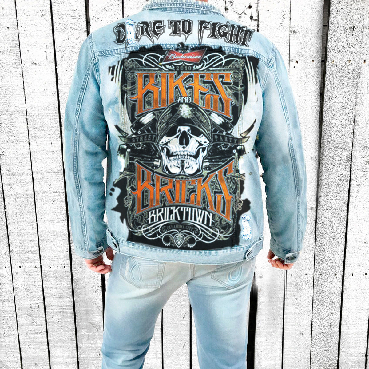 Men's Classic Pattern Denim Jacket