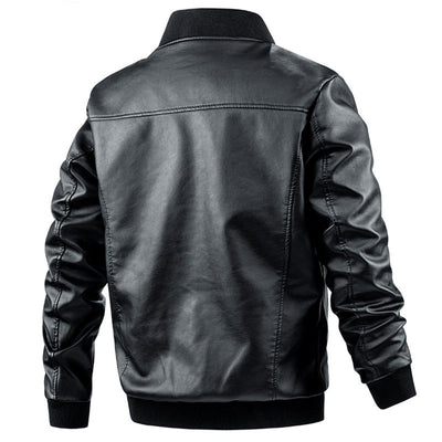 Veste de moto en similicuir